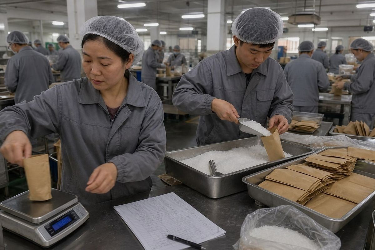 Documentation to verify net weight accuracy and dosage compliance before bulk ordering (ID#5)