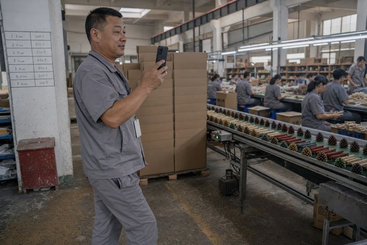 Verify Manufacturer Status Verifying manufacturer status through business license and factory video walkthrough checks (ID#3)