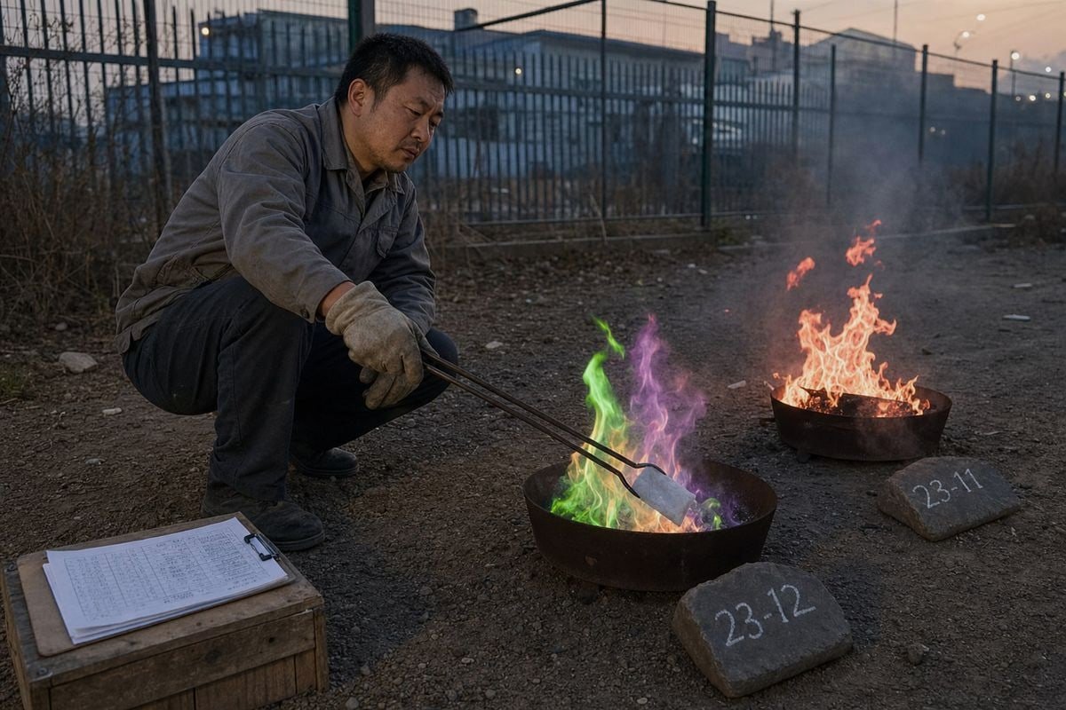 Quality Control Verification Quality control steps tracing batches to mixing records and burn tests for consistency (ID#4)