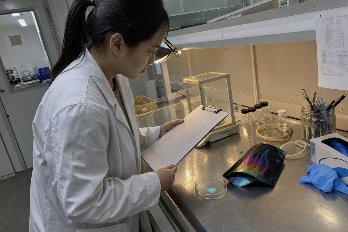 Import Compliance Verification Verifying magic fire powder chemical composition against import regulations and restricted substances (ID#3)
