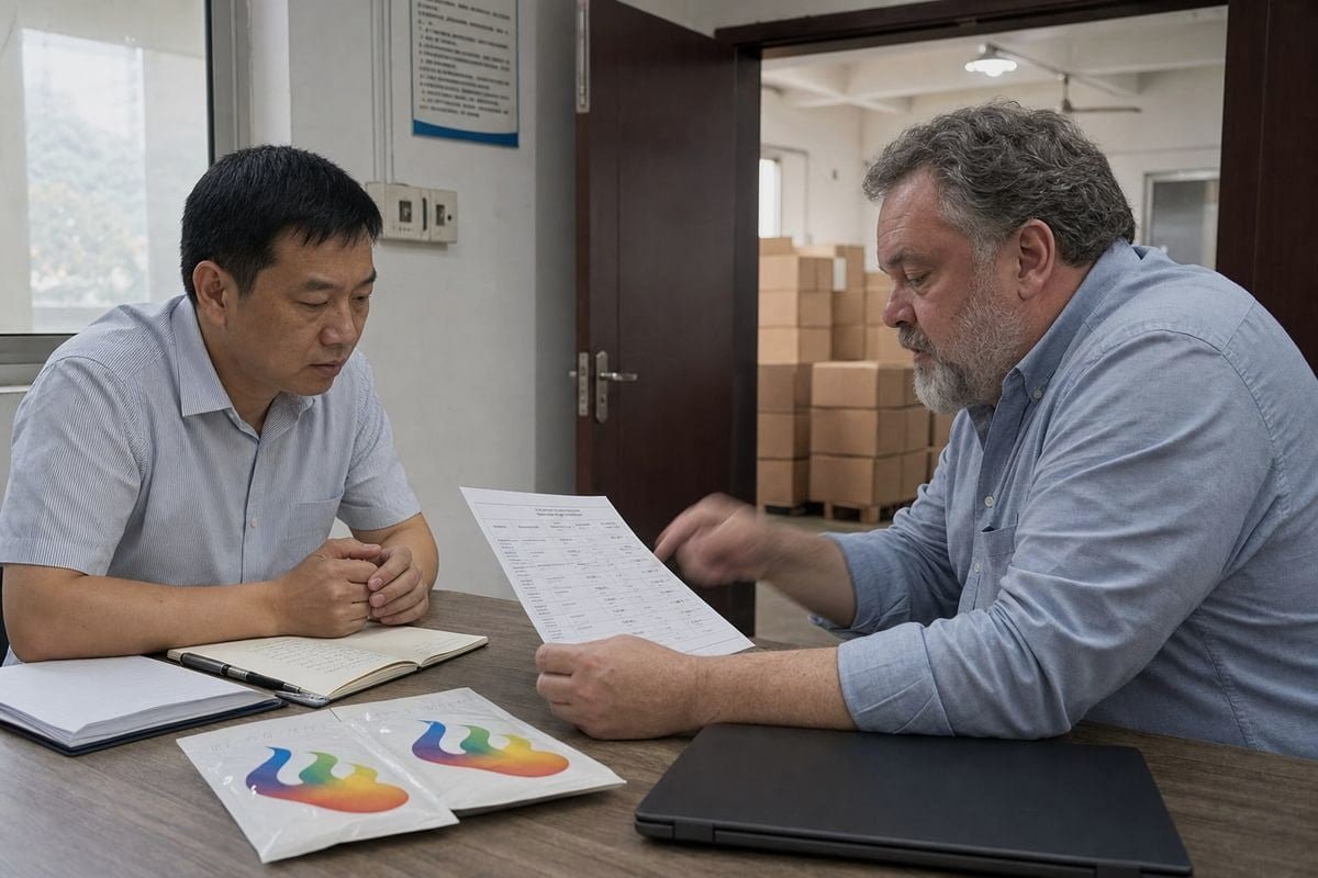 Scheduling pre-shipment and production inspections ensures Magic Fire Powder quality control (ID#4)