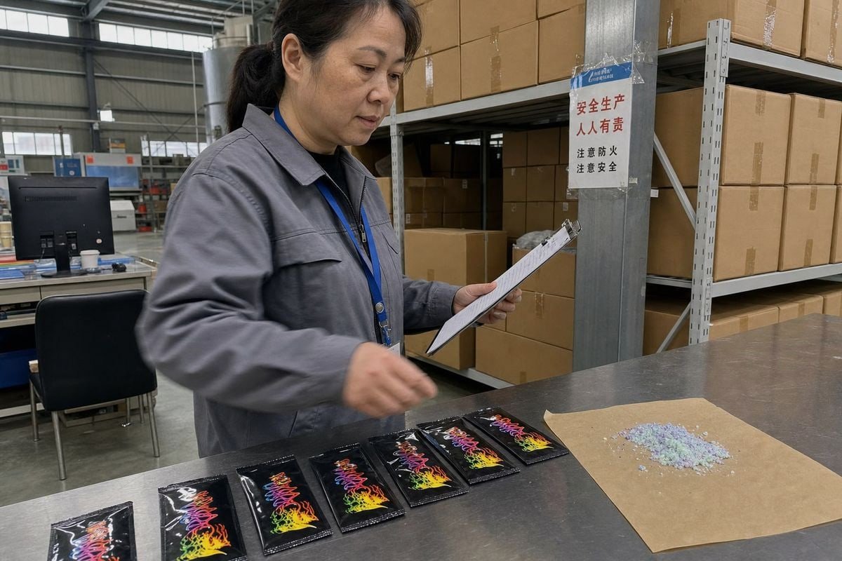 Enforceable quality acceptance standard checklist for Magic Fire Powder suppliers (ID#1)