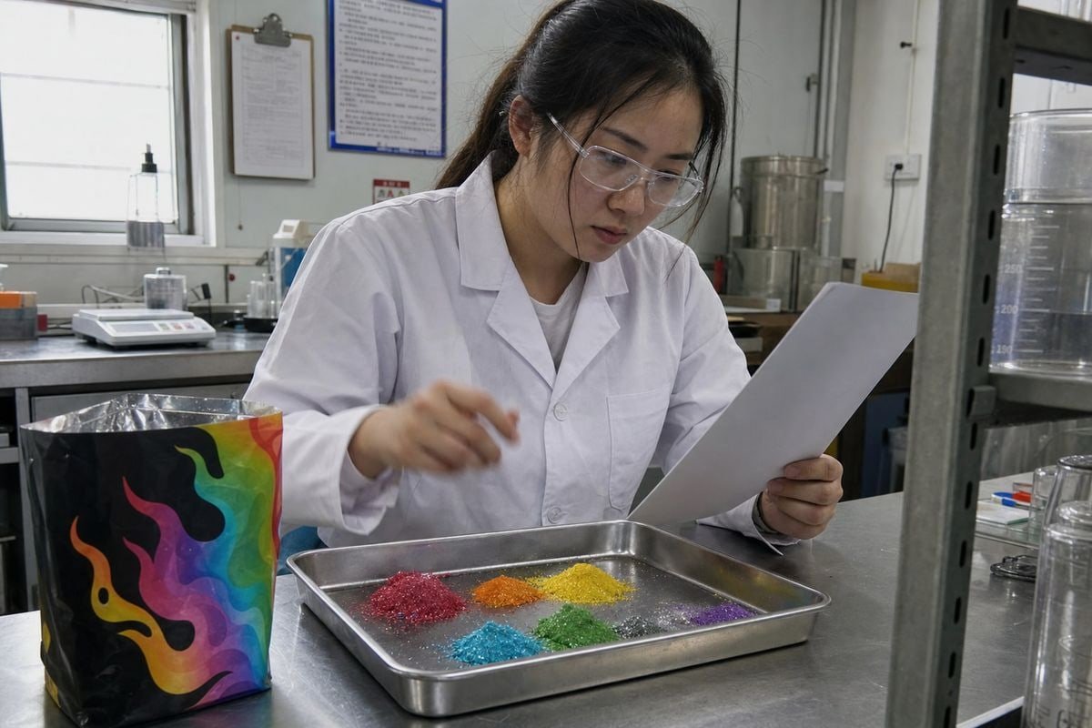Verifying correct labeling and HS Code classification for Magic Fire Powder shipments (ID#5)