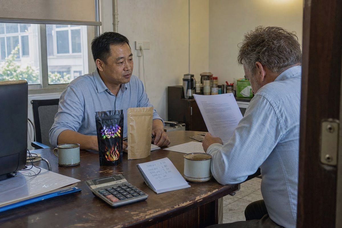 Negotiating pricing and payment terms for Magic Fire Powder annual supply agreement (ID#1)