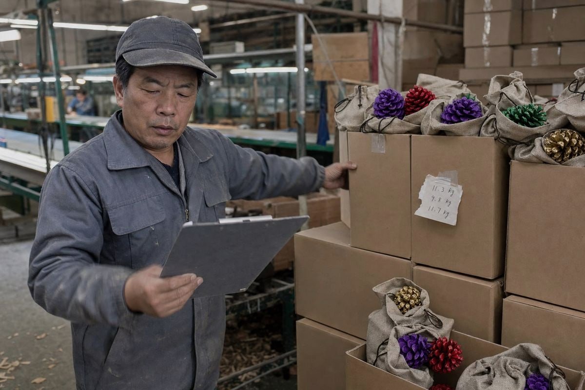 Guide to calculating landed cost for colored pine cones factory to warehouse (ID#1)