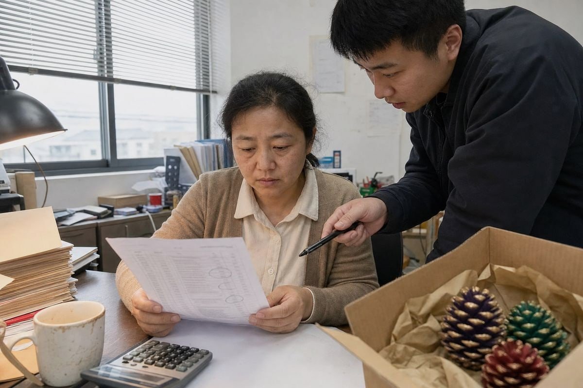 Explanation of sample, packaging, and misc fees in pine cone quotes (ID#1)
