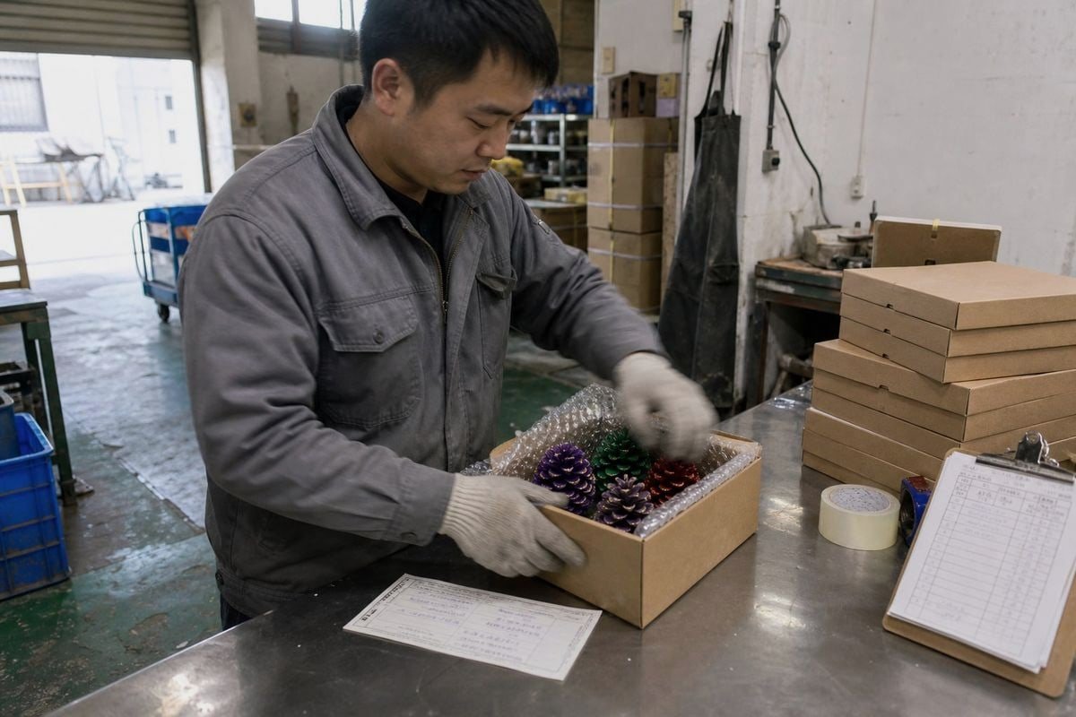 Pine Cone Sample Costs Sample fee costs for pine cone products including shipping credited to bulk orders (ID#2)