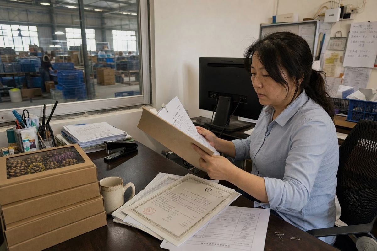 Verifying Supplier Certifications Documents to request verifying supplier factory certifications and test reports (ID#2)