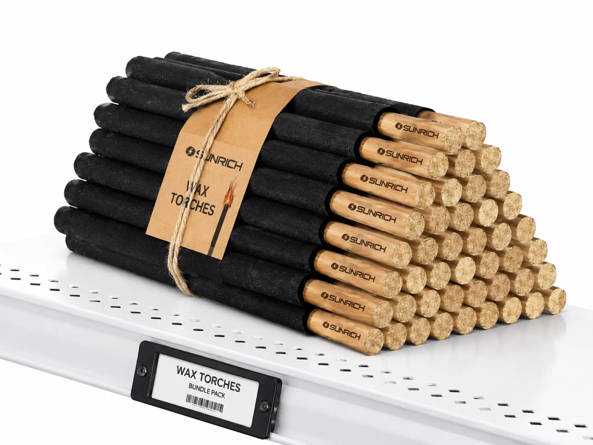 Wax torch bundle packaging