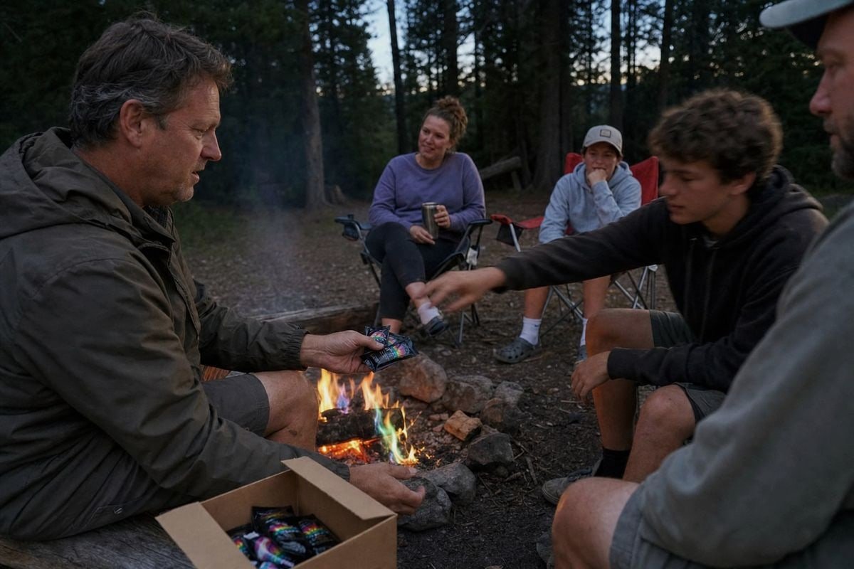 Pack Size Selection Choosing sachet sizes and case counts for campfire and bonfire group activities (ID#3)