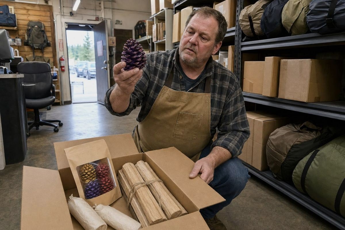 MOQ and Lead Time MOQ and lead time expectations for bundled firewood and pinecone kits (ID#5)
