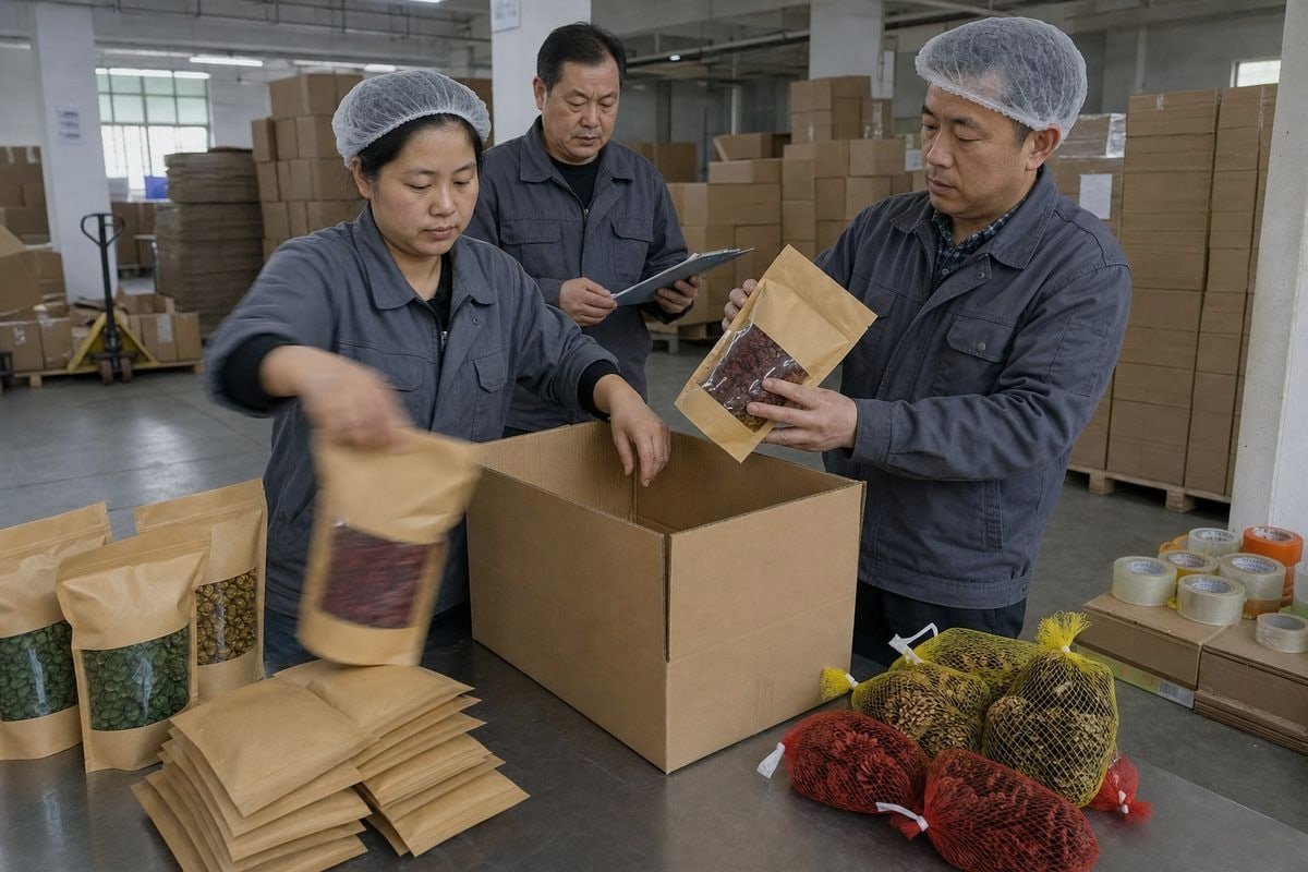 Mixed-SKU trial container balancing MOQ flexibility with new retail program testing (ID#3)