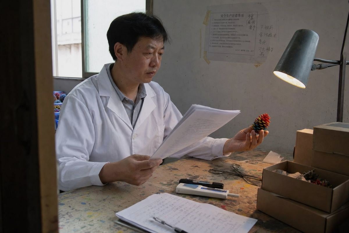 Safety Certifications Checklist Certifications like SGS, CE, ISO 9001, and MSDS required for booth demo samples (ID#3)