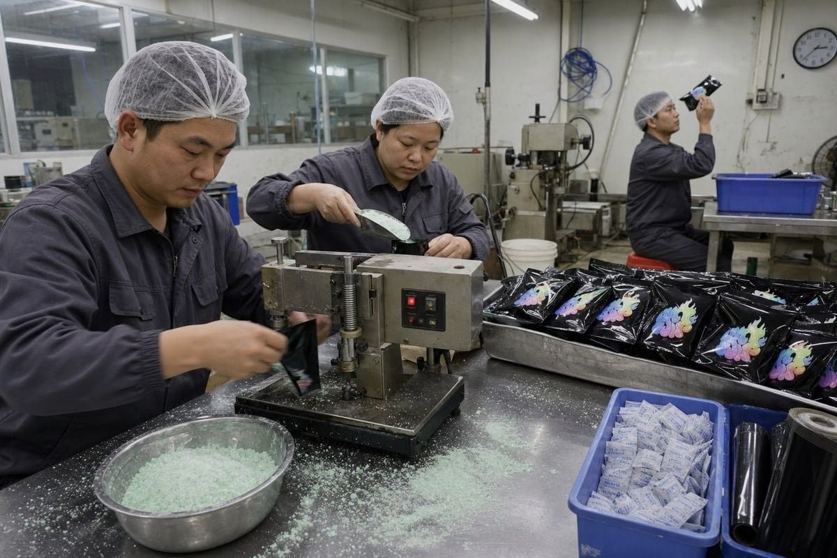 Production and Shipping Lead Times Production and shipping lead times for Magic Fire Powder via sea and air freight (ID#3)