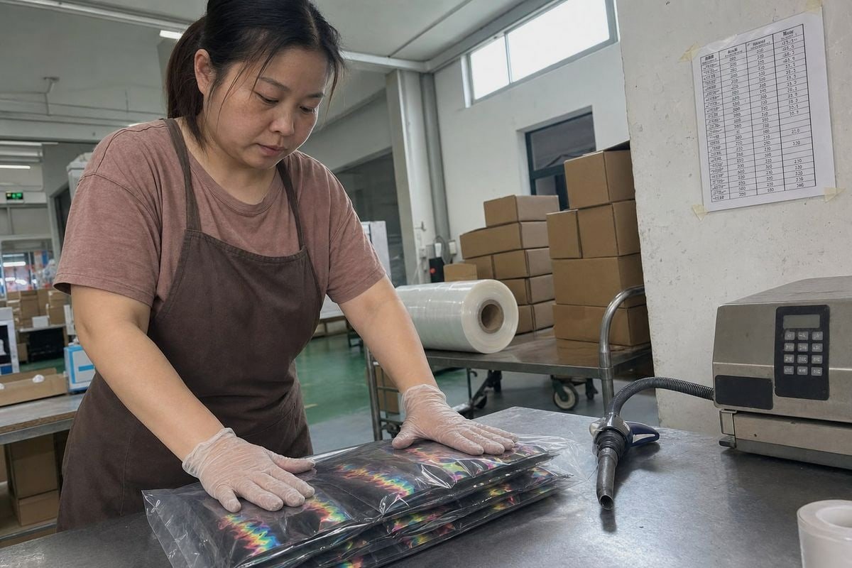 Reducing packaging materials while maintaining safety labels and compliance for flame colorant products (ID#4)