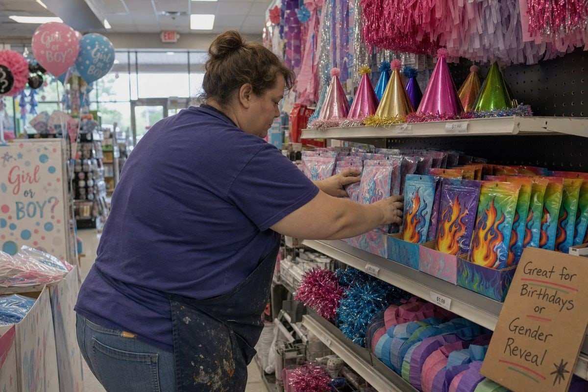 Magic fire powder boosts cross-selling for gender reveal and birthday parties (ID#1)
