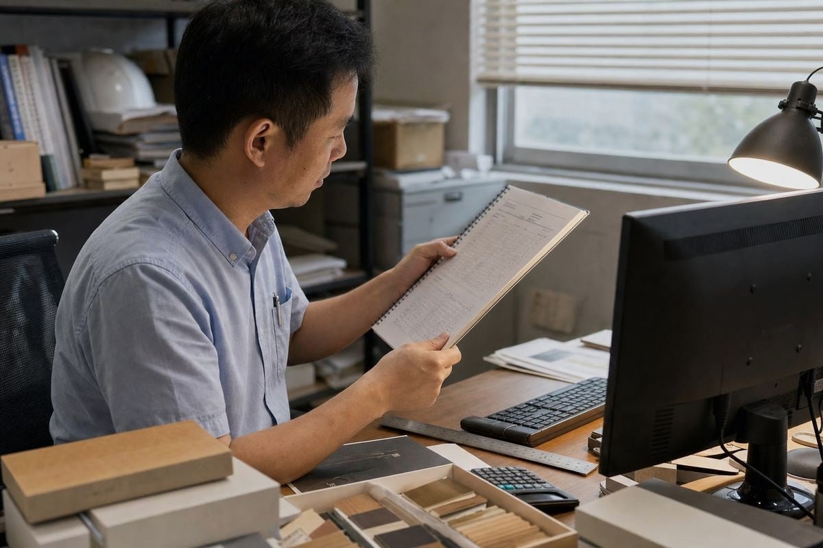 Structured spec booklet layout with color library and tolerance charts for suppliers (ID#3)