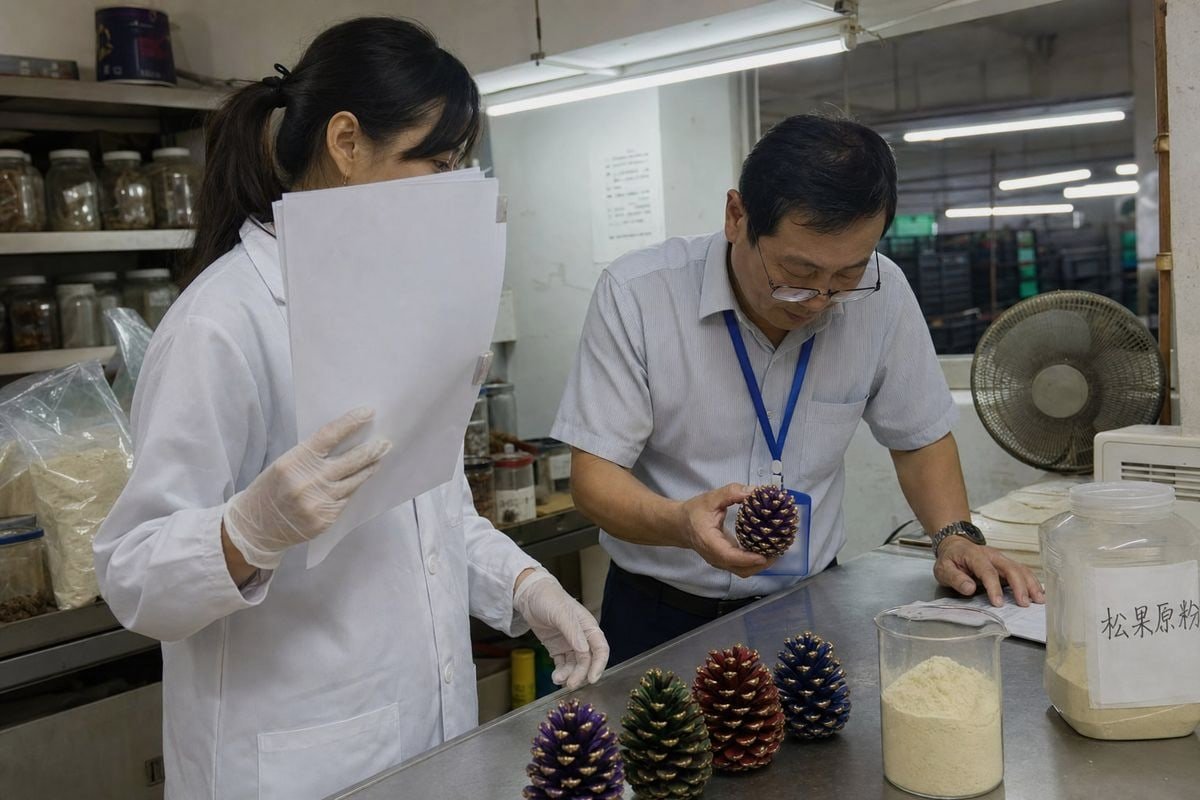Color Additive Safety Safety documentation and test reports for pinecone color additives compliance (ID#3)