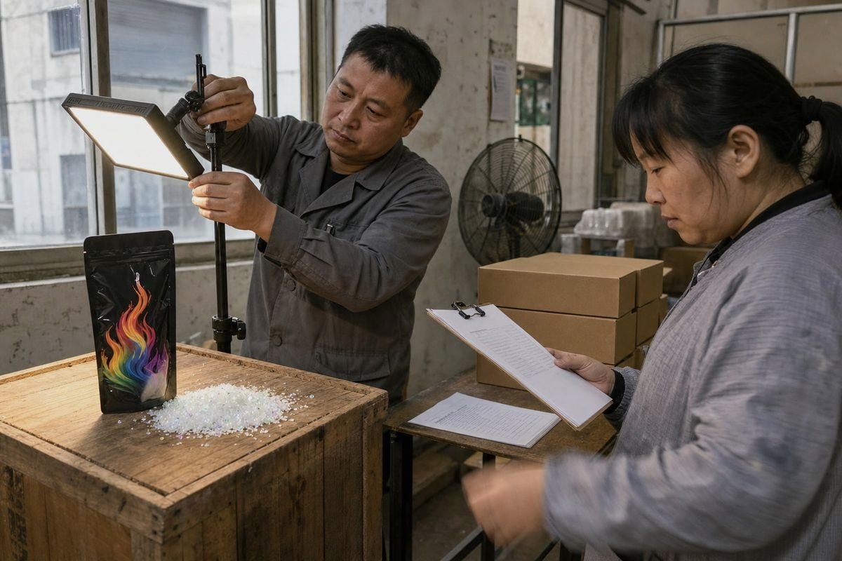 Guide to obtaining high-resolution supplier images and videos for magic fire powder (ID#1)