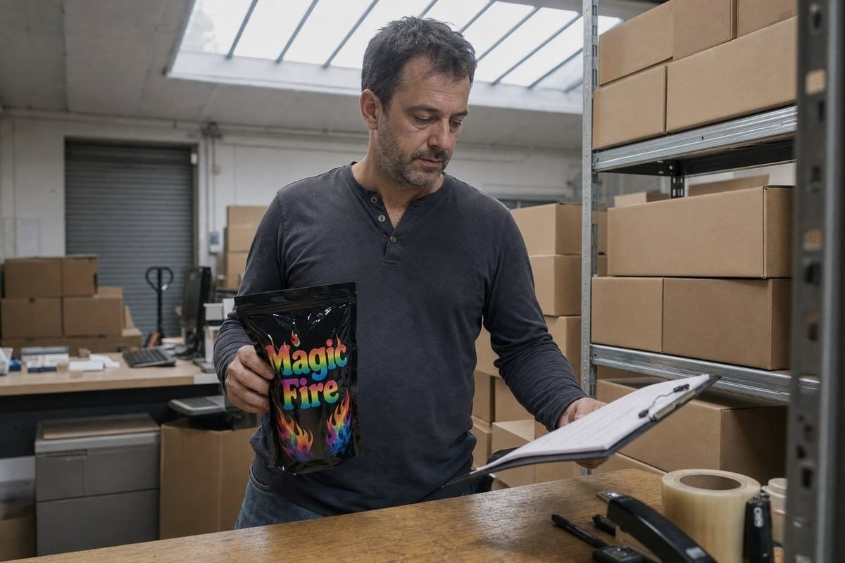 Private labeling Magic Fire powder raises FHSA compliance and liability questions (ID#1)