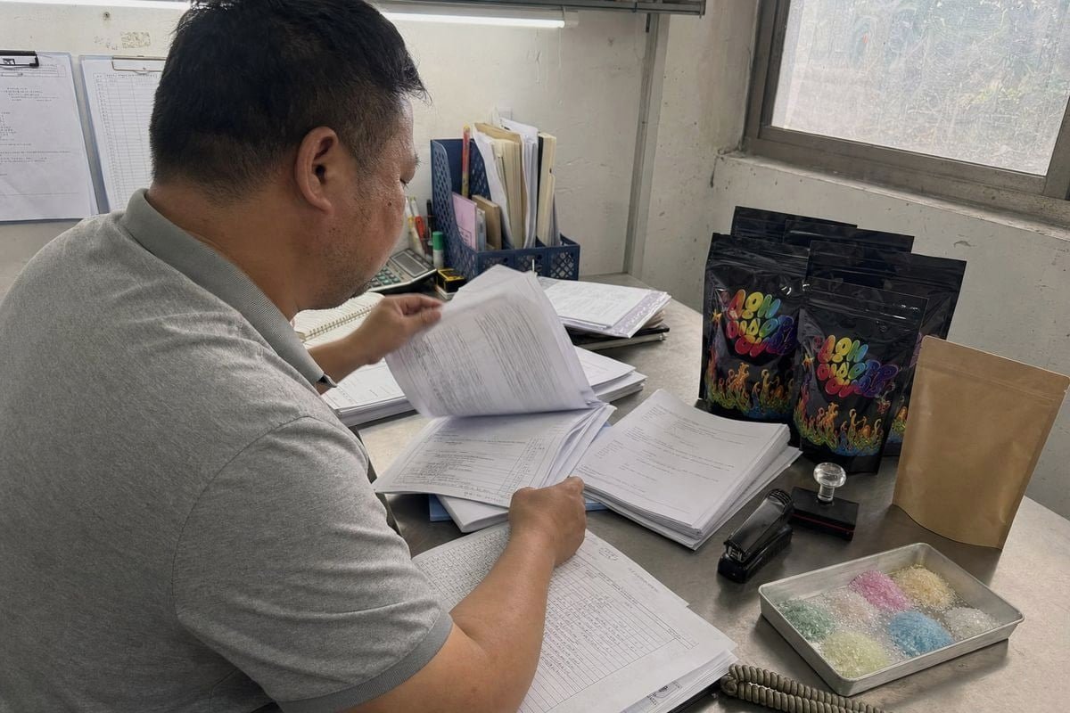 Factory test data requirements for GCC certification of Magic Fire Powder from China (ID#1)