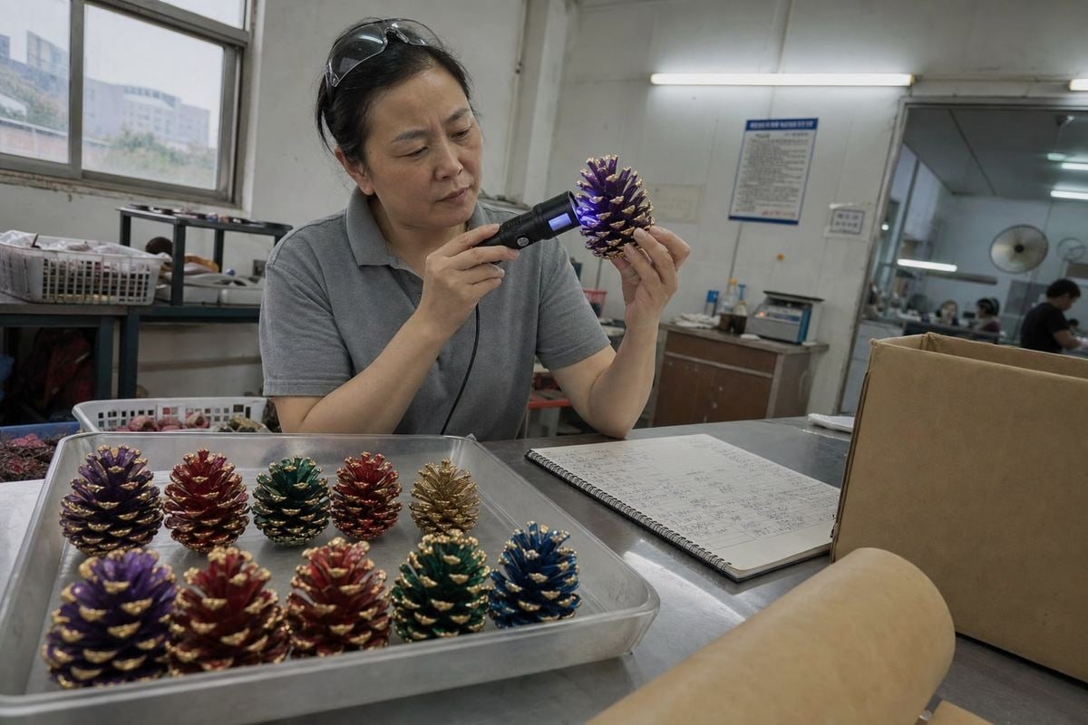 Flame-coloring agents on pine cones raise REACH and SVHC compliance concerns (ID#1)