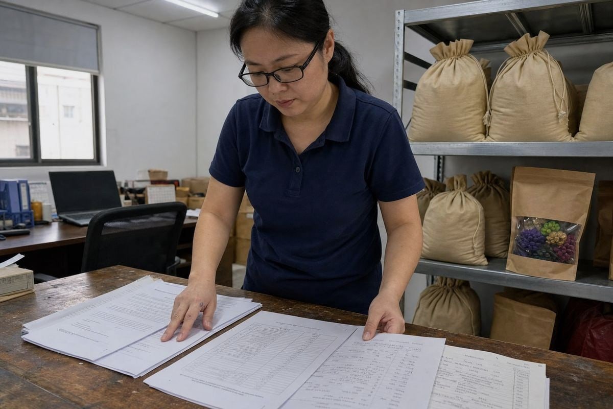 Documentos de Conformidade REACH Checklist of supplier documents needed to confirm REACH compliance for pine cones (ID#2)