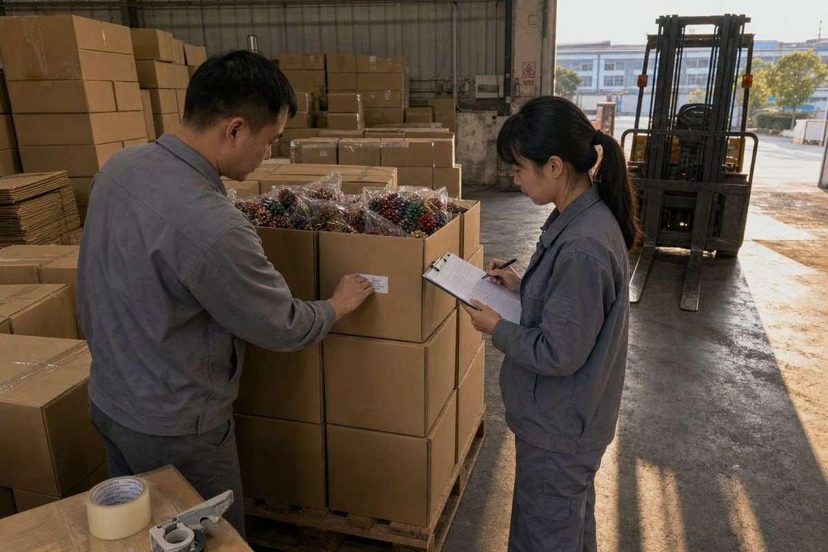GPSR Traceability Labeling Packaging traceability labeling details required to meet GPSR standards for pine cones (ID#4)