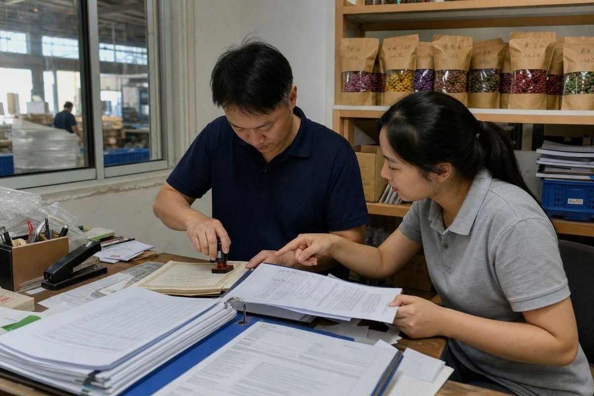 Certification documents needed to verify CCPSA compliance from Chinese pinecone firestarter manufacturers (ID#2)