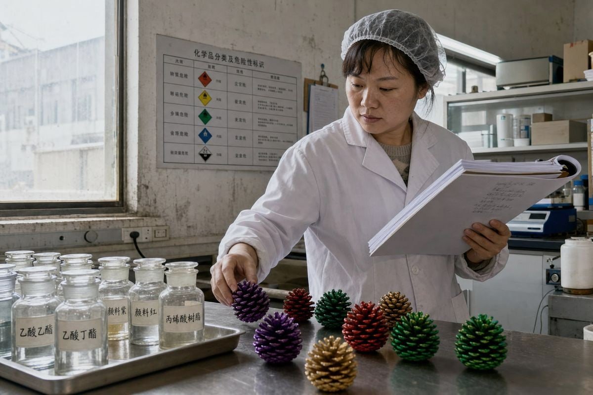 CCCR-2001 Packaging Rules CCCR-2001 regulation determines packaging and labeling for color-flame pinecones (ID#2)
