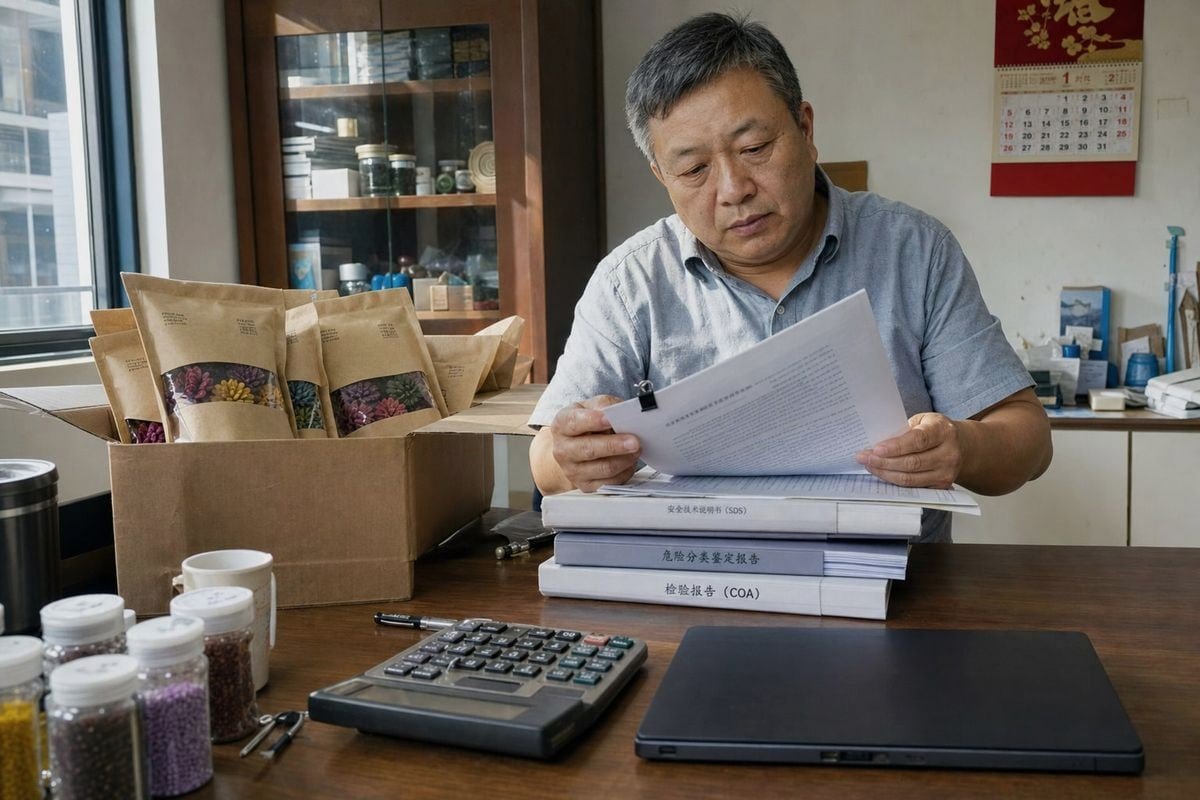 Requesting chemical safety data from Chinese suppliers for CCCR-GHS compliant labeling (ID#1)