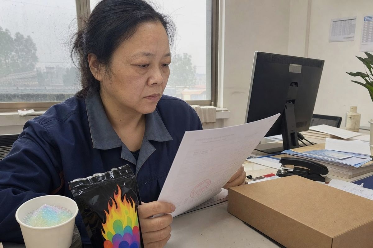 Verify Supplier Certifications Verifying magic fire powder supplier certifications like ISO 9001, BSCI, CE, and SGS reports (ID#2)