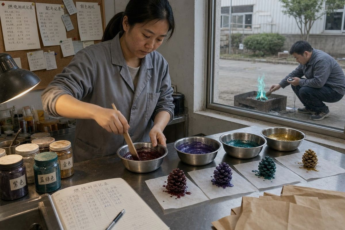 Custom Development Flexibility Direct factory sourcing enables custom flame colors, scents, and private label packaging (ID#3)