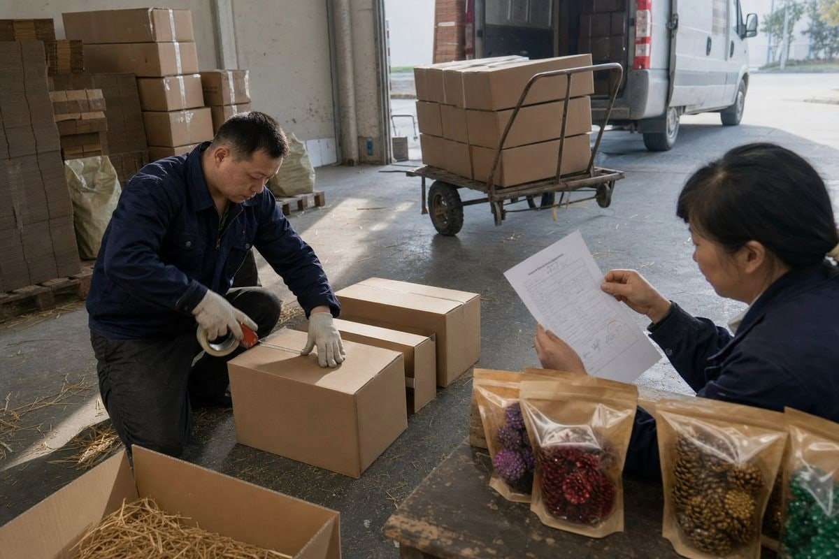 Verifying compliance documentation and quality control with direct pinecone manufacturers (ID#4)
