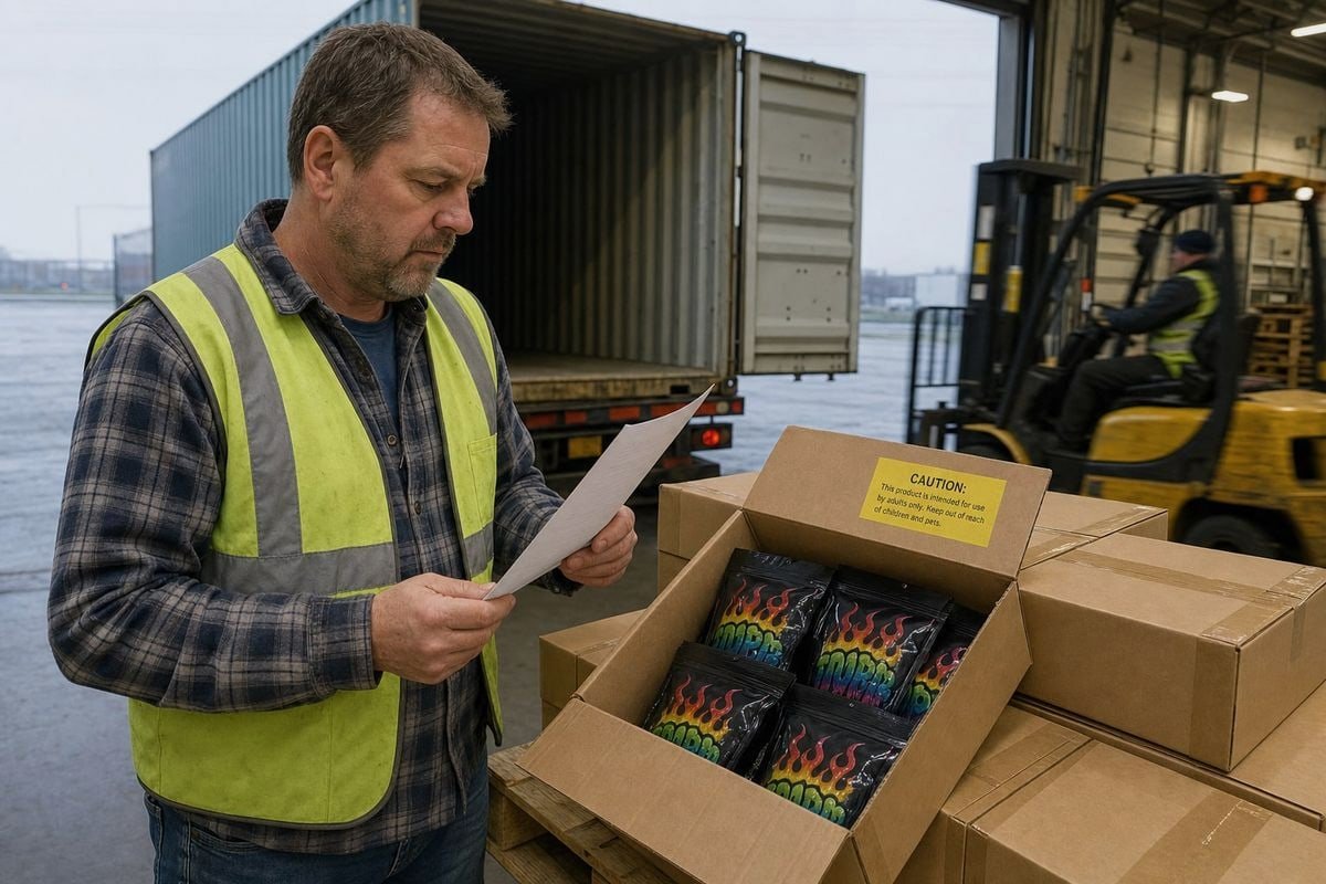 Lead Times and Supply Chain Lead times and supply chain stability across sourcing regions for magic fire powder orders (ID#4)
