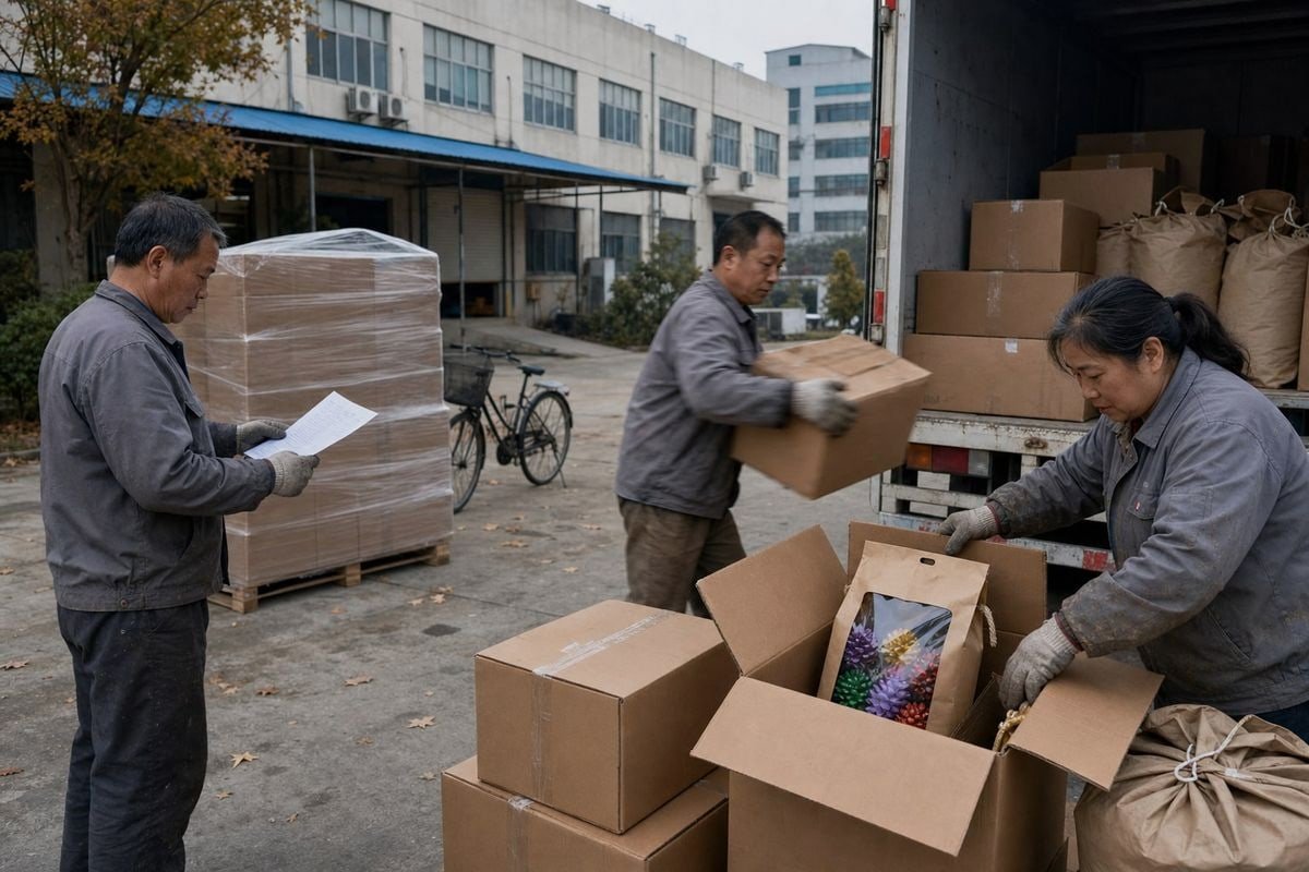 Comparing overseas warehouse storage and direct China shipping for seasonal pine cone products (ID#1)