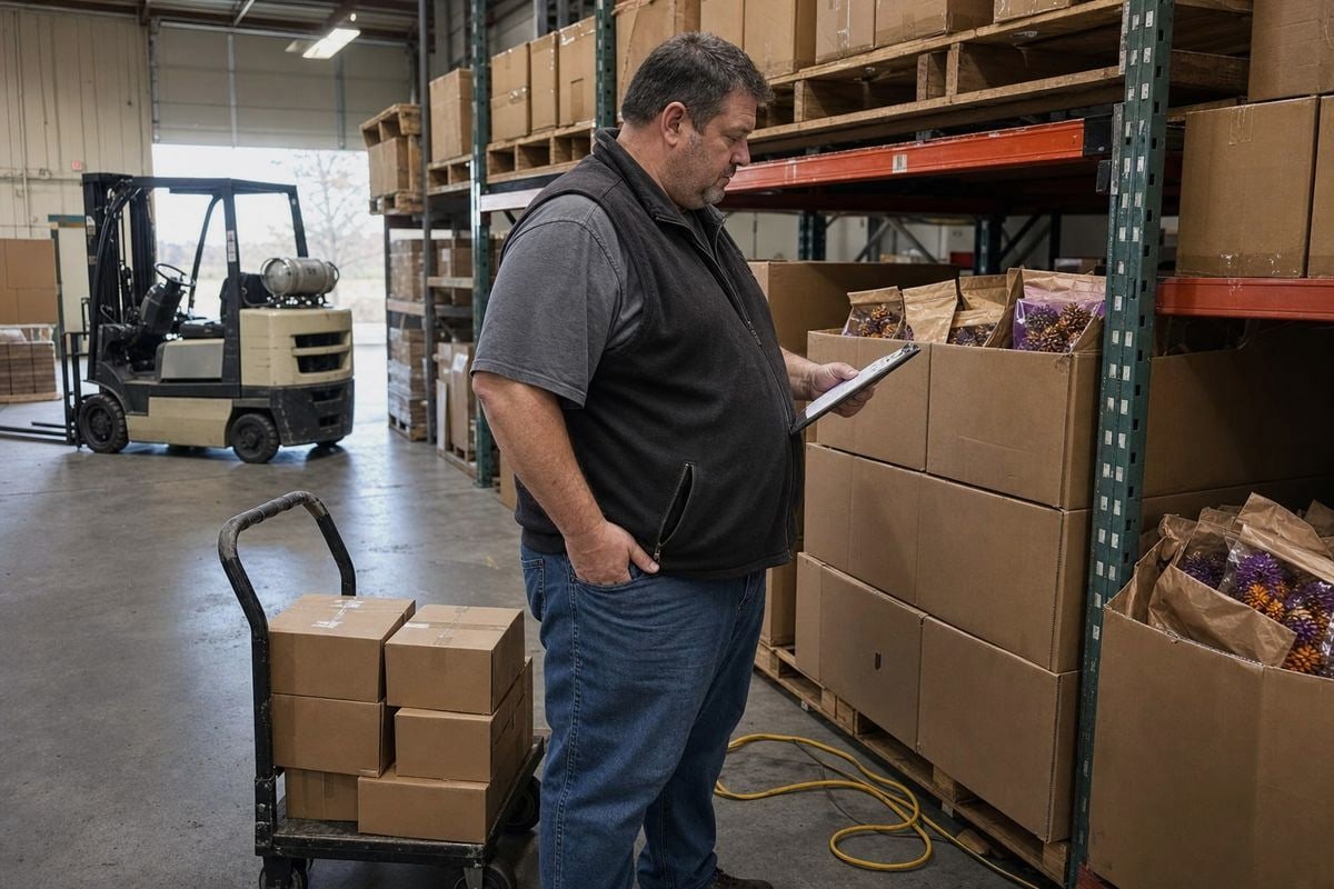 Warehouse vs Direct Shipping Deciding between overseas warehouse stock and direct China shipping for seasonal pinecone orders (ID#2)