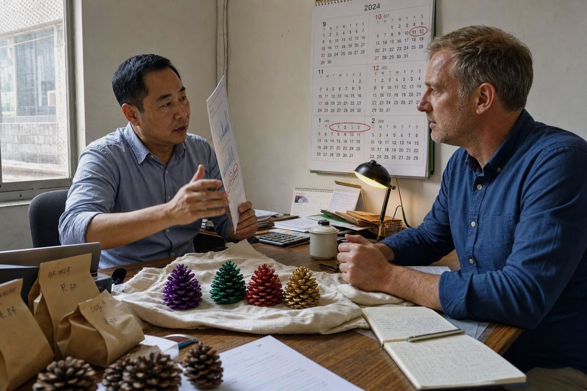 Annual Pricing vs Spot Rates Deciding between locking annual pricing and buying pine cones at spot rates (ID#2)