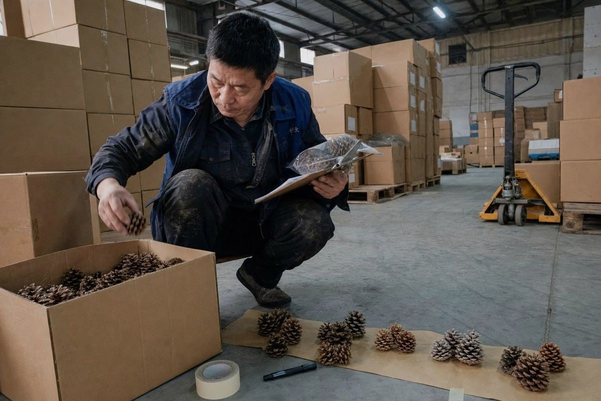 Private-Label Safety Requirements Impact of choosing flame-coloring pine cones on private-label and safety certification needs (ID#5)
