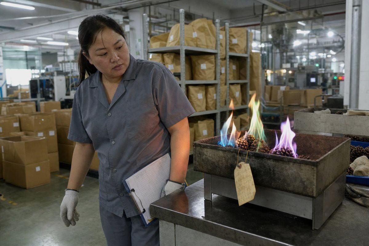 Flame Color Consistency Consistent vivid blue, green, and purple flame color quality driving customer repeat purchases (ID#3)