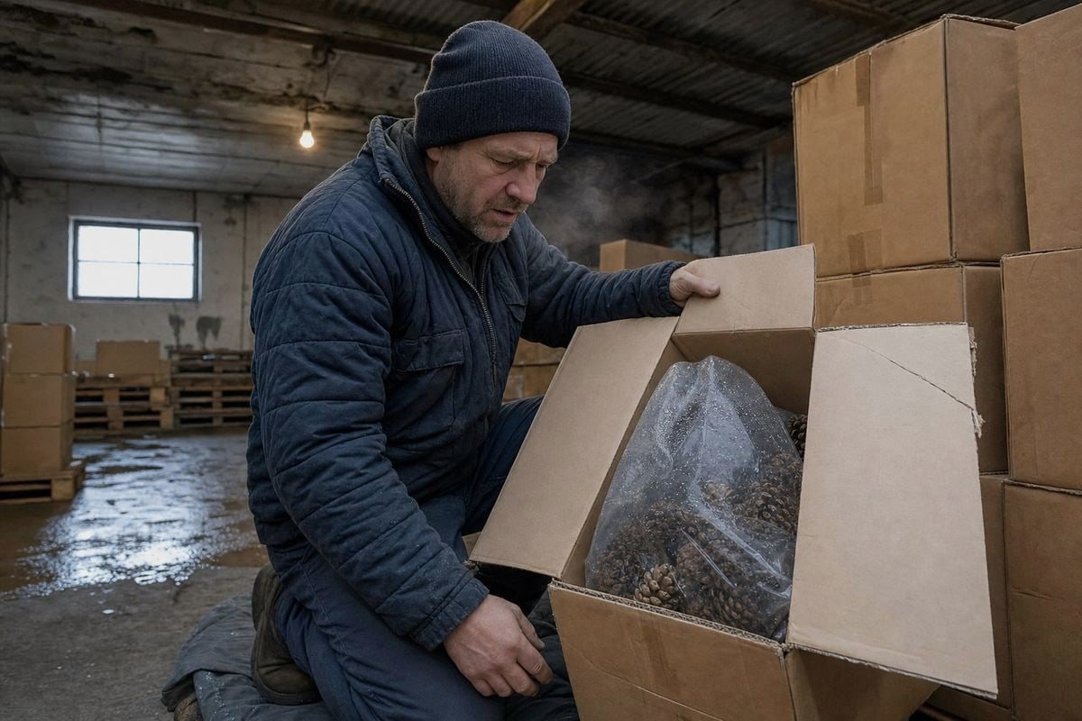 Moisture from storage and shipping degrading burn performance of color-flame pinecones (ID#3)