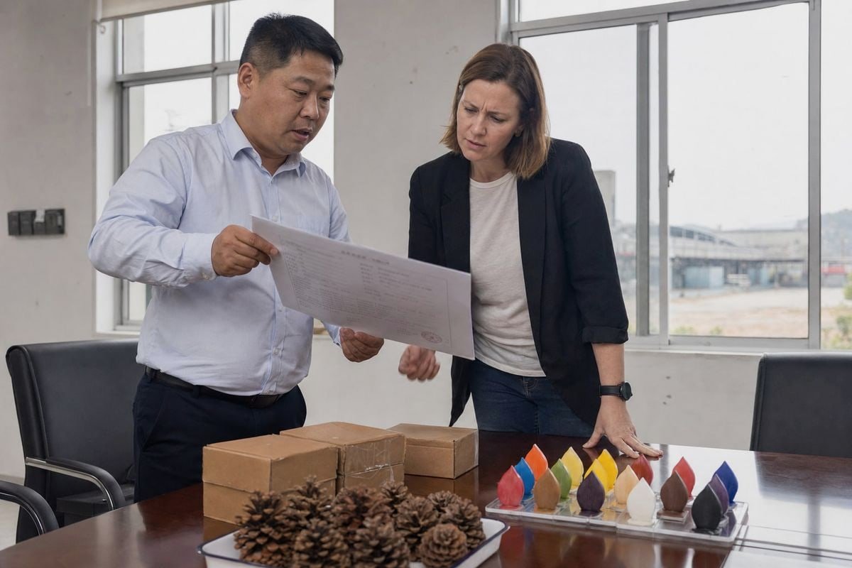 Required documentation and test reports proving environmental compliance for pinecone manufacturers (ID#5)