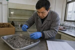 ¿Cuáles son los impactos ambientales de las sales de cobre y litio en las piñas de colores?